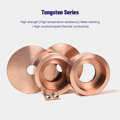 80 20 /  75 25 Tungsten Alloy Products Rings Easy Cutting For Electronics