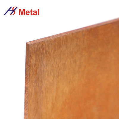W75 Cu25 Copper Tungsten Plate Sheet Bright Surface For Metallurgy