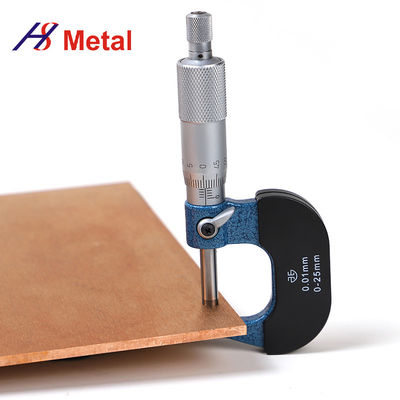 Pure Copper Tungsten Sheet W75Cu25 W80Cu20 W85Cu15 W90Cu10 In Aviation