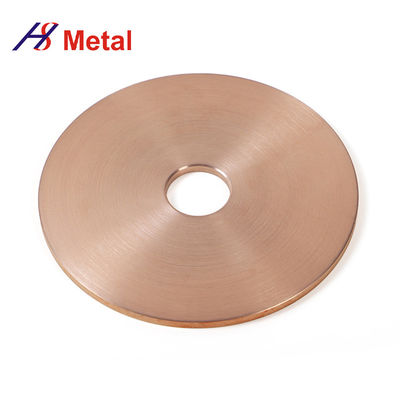 High Hardness Tungsten Copper Alloy Disc Refractory Metal