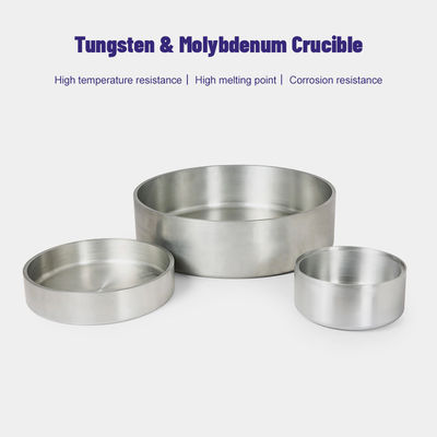 ASTM B386 Molybdenum Crucibles 99.95% Pure Mo Pot For Vacuum Coating