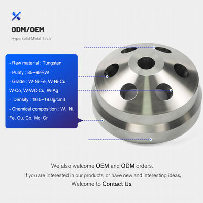 Nickel Iron Tungsten Heavy Alloy Parts ASTM B 777 High Wear Resistant
