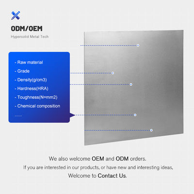 Customized Thickness Tungsten Products Sheets Low Vapour Pressure