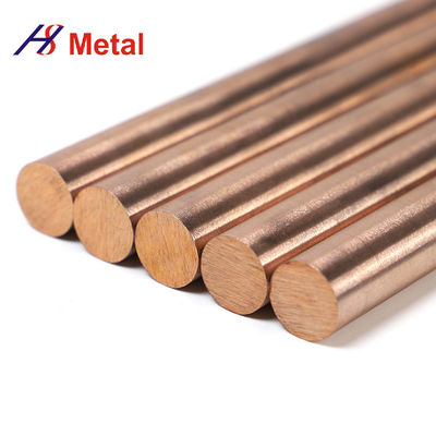 Polished Tungsten Alloy Products WCu Alloy Thermal Conductivity Round Bar Stock
